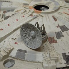 ジャンク扱い スターウォーズ ミレニアムファルコン号 全長52cm 欠品あり フィギュア 玩具 おもちゃ 宇宙船 STAR WARS 札幌市 清田区 平岡の画像