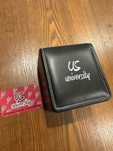 【長渕 剛さん愛用】universityユニバーシティ腕時計 US203-WH クォーツ 要電池交換