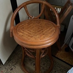 【値下げ】籐　ラタン　椅子