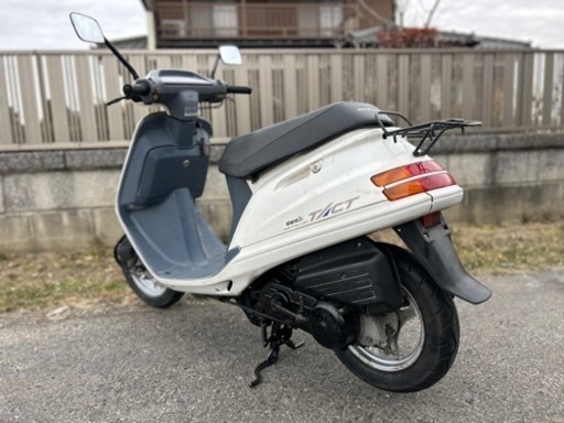 AF24スタンドアップタクト快速2スト☆キャブレーターオーバーホール快調！バッテリー・プラグ・負圧コックなど新品
