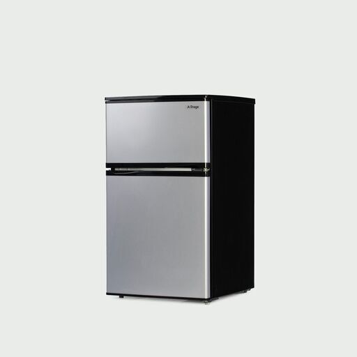 【クリーニング済】A-stage 90L 2ドア冷凍・冷蔵庫 シルバー_06db8c6f_1
