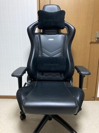 noblechairs EPIC ゲーミングチェア【 ブラック 】 noble chairs epic ノーブルチェア