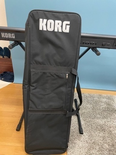 KORGm50シンセサイザー　ケース　
スタンド付 　
