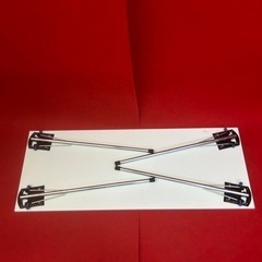 d202609 折りたたみテーブル 白 幅1200×奥行450×高さ715 長机 作業台 学習塾 会議用テーブル 家具  現状品 当時物 中古品の画像