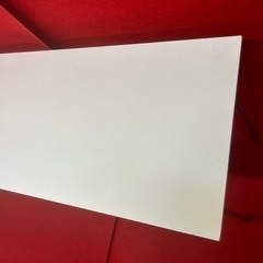 d202609 折りたたみテーブル 白 幅1200×奥行450×高さ715 長机 作業台 学習塾 会議用テーブル 家具  現状品 当時物 中古品の画像