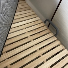 [引取り待ち]折りたたみすのこシングルベッドの画像