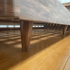 木目調ベッドフレーム(シングル)の画像