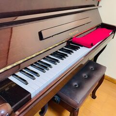 【茨城県稲敷市】GRATIAE アップライトピアノ GPU-120 - 美品・3ペダル・茶色の画像