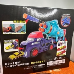 🍦新品未開封🍦ROCKET TRAILER ロケットトレーラー　ミニカー３台付属の画像