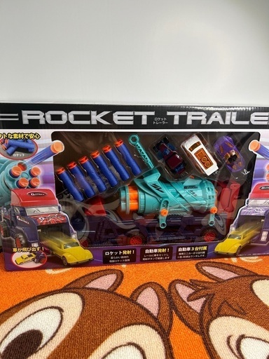 新品未開封ROCKET TRAILER ロケットトレーラー　ミニカー３台付属