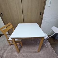 2/10まで 机1つ 椅子2つ ＊即処分希望＊の画像