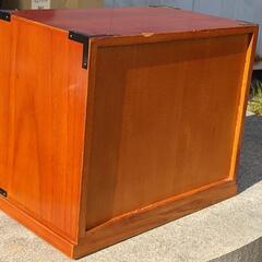 和風木製引き出し（３段）の画像