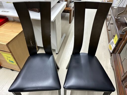 ジモティ来店特価!!　　4人ダイニングセット　ダークブラウン　　J-0210