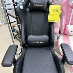 ジモティ来店特価!!　ゲーミングチェア　EXRACING　ブラッ...