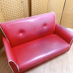 【引取】¥0 ソファ 1人掛け 2人掛け レトロ ビンテージ風