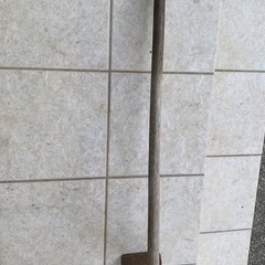 鍬　木柄 アンティークの画像