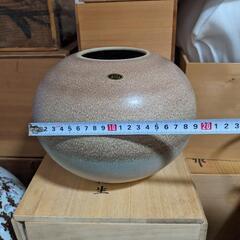 花瓶　信楽焼の画像