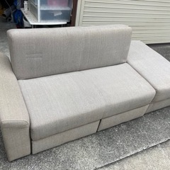 ソファベッド　収納付き 取引中の画像