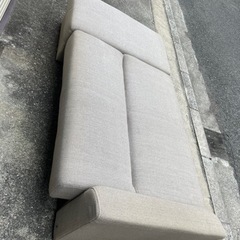ソファベッド　収納付き 取引中の画像