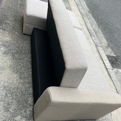 ソファベッド　収納付き 取引中の画像