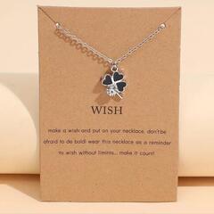 【新品】ネックレス ブラック✕シルバー