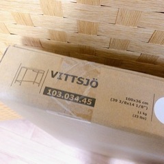 【引取】未開封 PCデスクセット パソコンデスク＋デスクチェア IKEA イケアの画像