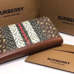 【BURBERRY】バーバリー  モノグラム  長財布
