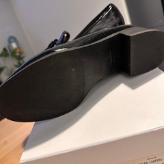 LE TALON エナメルタッセルローファー 22cmの画像