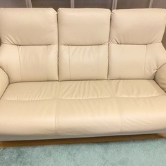 【美品】3人掛けソファ 肘付き