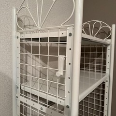 ハンガーラック　高さ、幅の調整可能　中古、良品の画像