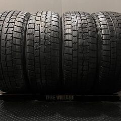 走行短め DUNLOP WINTER MAXX WM01 215/55R17 17インチ スタッドレス 4本 クラウンアスリート ヴェゼル オデッセイ等　(VTN973)