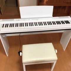 YAMAHA ヤマハ 電子ピアノ P-125WHの画像