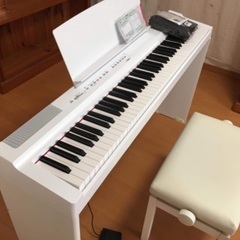 YAMAHA ヤマハ 電子ピアノ P-125WHの画像