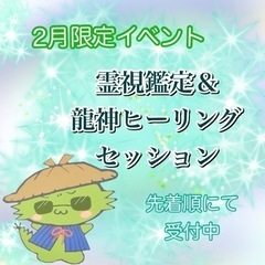 【予定予約枠:満員御礼となりました🙇‍♀️】2月限定【霊視鑑定＆...