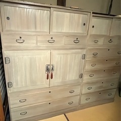 ★家財いろいろお安くお譲りします★ 総桐箪笥　タンス　3本500...