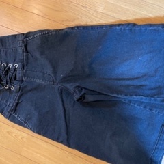 キッズ デニム ワイドパンツ  120