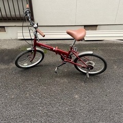 折りたたみ自転車変速付き