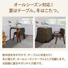 ダイニングこたつテーブル&チェア＊2/4追記