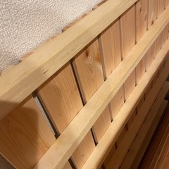 【再募集】木製ベッドフレームの画像