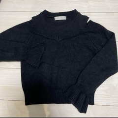 CECIL McBEE  肩開きニット