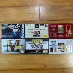 カセットテープ　6本　新品未開封