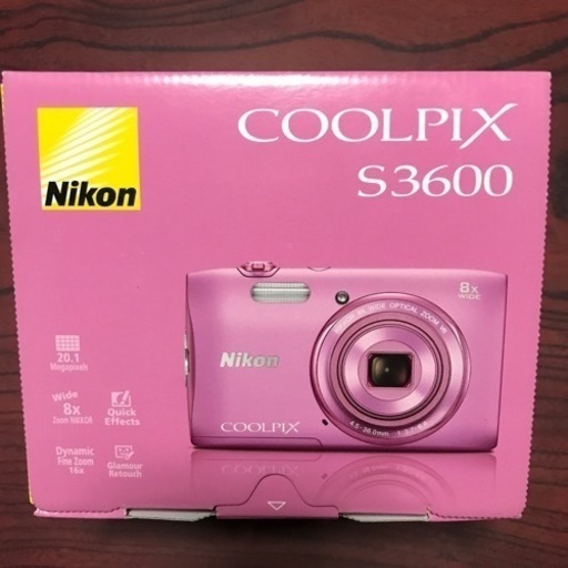 ⭐️美品Nikon COOLPIX S3600   デジカメ ピンク   値下げ交渉可能。お気軽にお申し付け下さい。お気軽にお申し付け下さい。 ⭐️