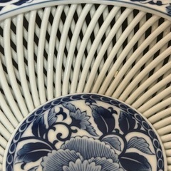 値下げ　有田焼　琴峰　透かし鉢の画像