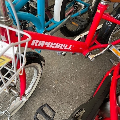 ★店頭にて試乗可★ J3344  RAYCHELL レイチェル 16インチ 子供用自転車 KB-16R キッズ自転車 幼児用自転車  クリーニング、簡易メンテナンス済み　【リユースのサカイ柏店】 中古自転車 　流山市 中古自転車 松戸市 中古自転車 我孫子市 中古自転車 船橋市 中古自転車 守谷市 中古自転車 取手市 中古自転車