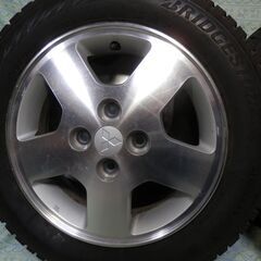 軽自動車用　スタッドレス　アルミ付155/65R14　の画像