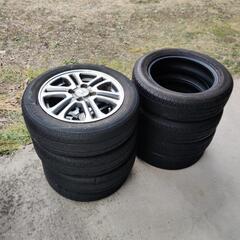 取引中　155 65 R14 夏タイヤホンダN BOX純正アルミ...