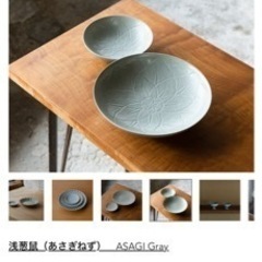 JICON　磁今　花彫浅鉢 大 小 セットの画像