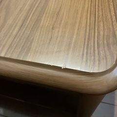受取決定しました。[長方形105×75]YKFRF105H1T 布団レス座卓こたつ 家具調コタツ ブラウン ラウンド脚 の画像