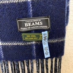 BEAMS マフラーの画像