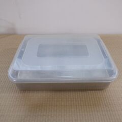 アルミトレーセット_蓋付_２個_225×310mm_60mmと30mm